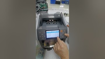 1+1 VND Vietnam currency sorting. ATM Fitness cash sorter machine. Money sort with high accuracy.