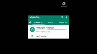 Android Telefonda Whatsapp Medya Geri Yükleniyor Sorunu %100 Çözüm