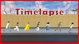 Timelapse Sakura School Simulator