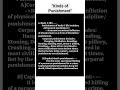 #Kinds of Punishment.(both medieval & modern period). 10-mark question.
