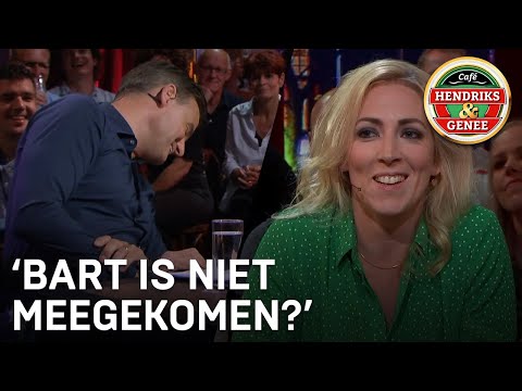 Wilfred kijkt onder tafel: 'Bart is niet meegekomen?' | CAFÉ HENDRIKS & GENEE