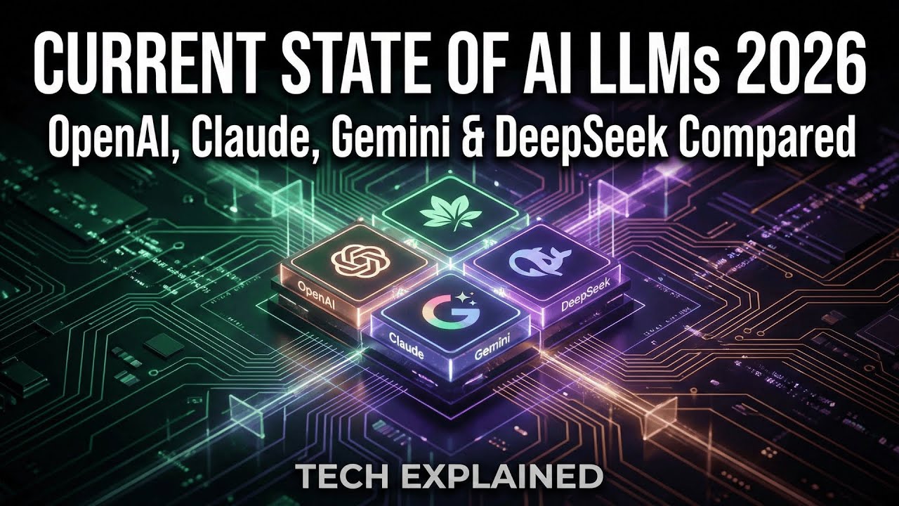 Learn AI Part 4 | Current State of AI LLMs 2026 - OpenAI, Claude ...