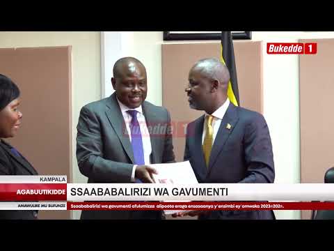 Agabuutikidde Ssaababalirizi Wa Gavumenti Afulumizza Alipoota Y Ensaasaanya 2023 2024