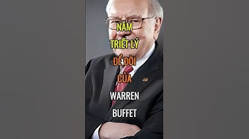 5 Triết lý ĐỂ ĐỜI của tỷ phú Warren Buffett | Mắt Diều Hâu #shorts