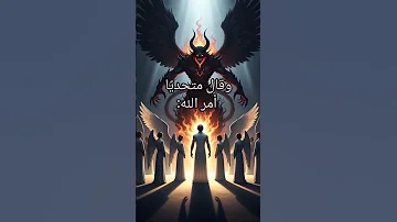 أول معصية عصي بها الله بها من طرف الشيطان الشيطان النار جهنم قصص دينيه عداب دينيه 