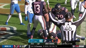Justin Fields INSANE TD scramble vs. Lions