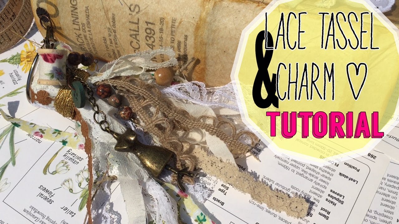Lace Tassel & Charm tutorial | I'm A Cool Mom