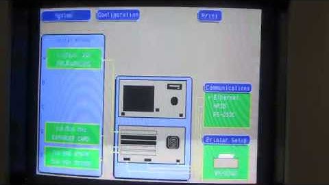 Hewlett Packard HP 16500B logic analyzer demo with 16534A, 16550A