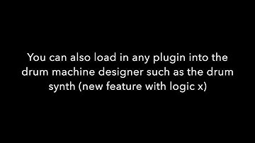 Using the Drum Machine Designer in Logic Pro X