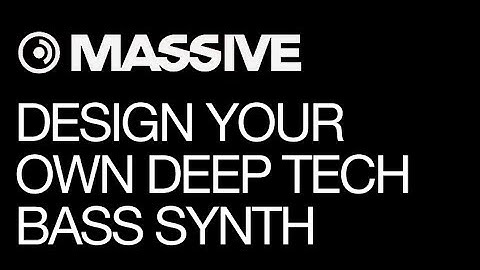 NI Massive - Designing Professional Dub Tech Bass Synths - How To Tutorial