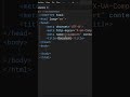 Another way to add HTML Skeleton in VS Code | Web Development 😎 #programming #webdevelopment #html