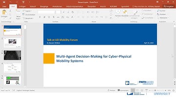 Bassam Alrifaee, Multi Agent Decision Making for Cyber Physical Mobility Systems, 04/14/2023