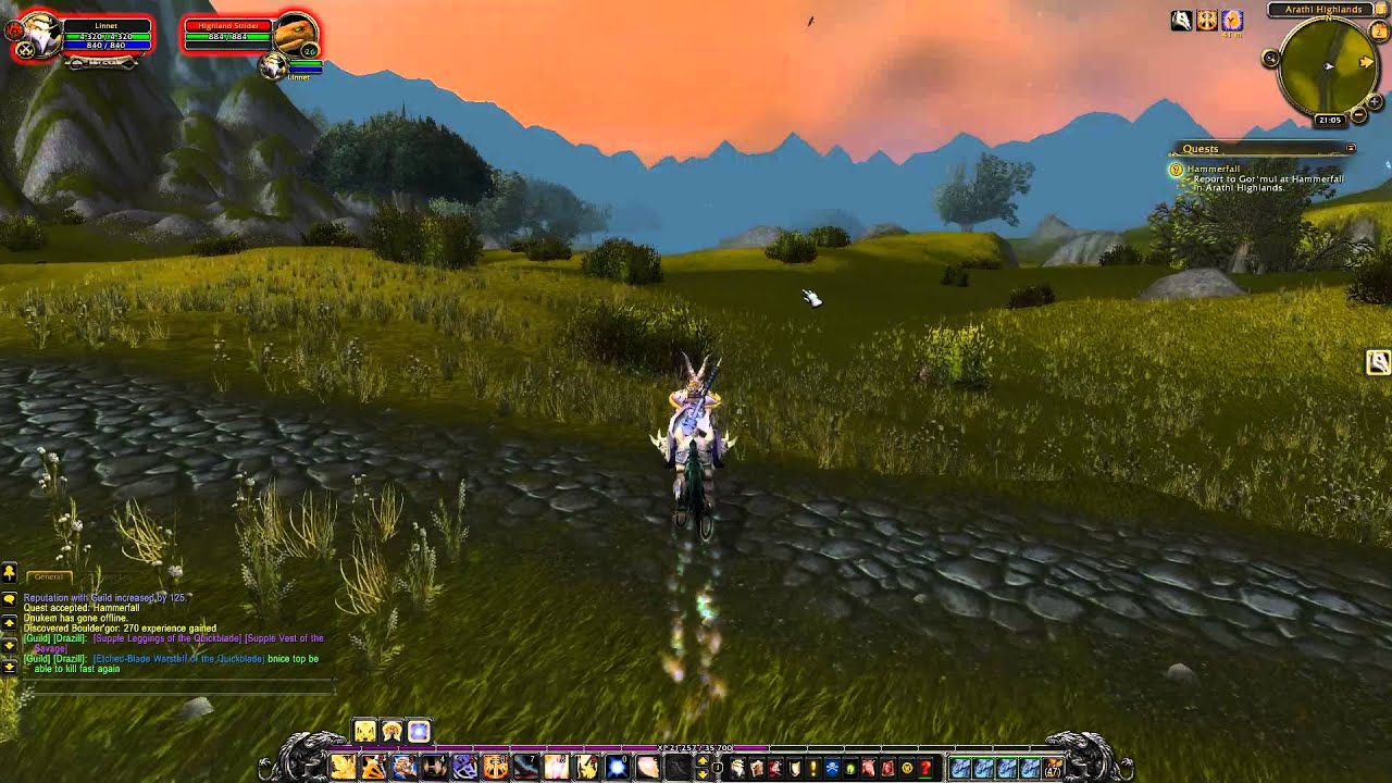 Hammerfall Quest Playthrough - Arathi Highlands - YouTube