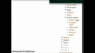 Tracking Students in Moodle 2