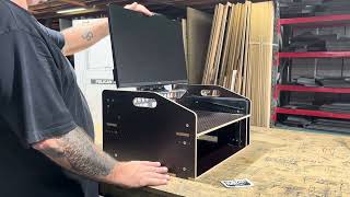 LV1 Screen and fit controller on 3U rack sleeve