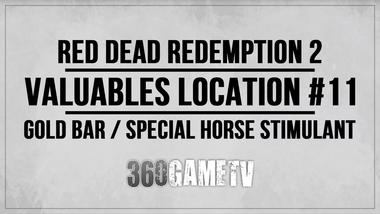 Red Dead Redemption 2 Valuables Location Guide Gold Bar (500