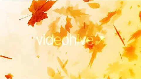 Autumn Leaves 2 - Seasonal Background - motion graphics video