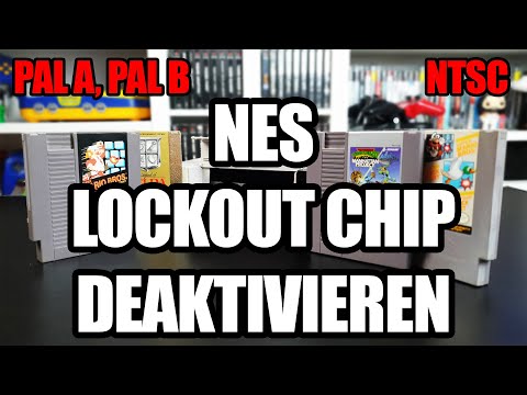 So SPIELST du FAST JEDES Spiel auf dem NES - Nintendo NES Lockout Chip deaktivieren