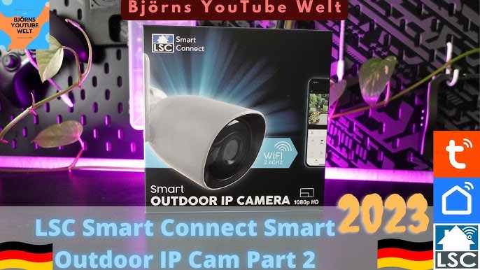 Caméra de surveillance sur IP LSC Smart Connect Smart Outdoor IP Camera -  1080p, étanche IP65, Wi-Fi –