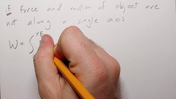 work done by a variable force - 3 dimensions