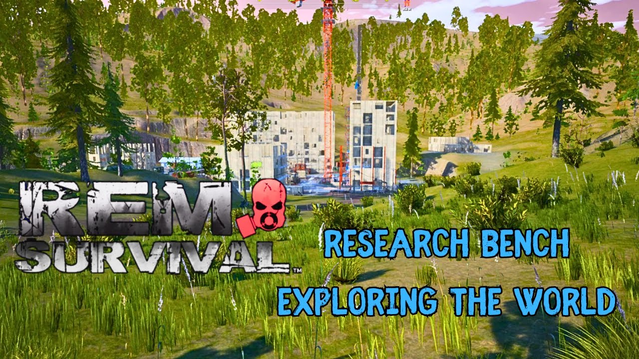 Research Bench and a Broken Fireplace. REM Survival (Remnants