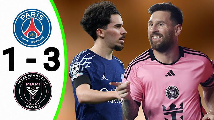 Messi's Free-kick Goal ⚽ PSG vs Inter Miami (1-3) - Club World Cup 2025 - Imaginary Highlights