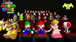Mario And Friends Go See The Super Mario Bros. Movie