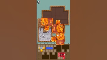 Funny Puzzle Cats 185 - Gameplay Walkthrough (iOS & Android) #shorts