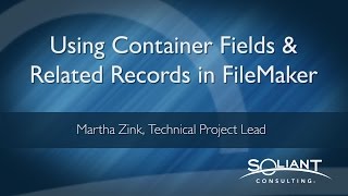 FileMaker Tip - How to Use Container Fields and Related Records