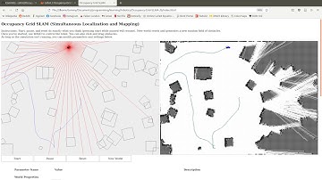 Occupancy Grid SLAM Simulation in JS