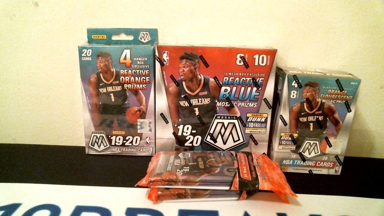 2019-20 NBA Panini Mosaic Basketball Box Break #21 - YouTube