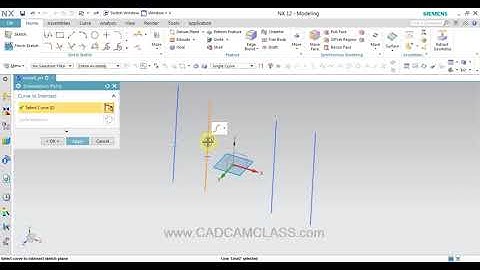 NX   INTERSECTION POINT COMMAND IN NX