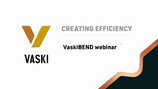 Webinar recording: VaskiBEND