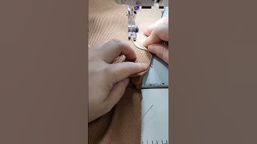 Latest sewing tools and tutorial:Simple method for zipper placket.