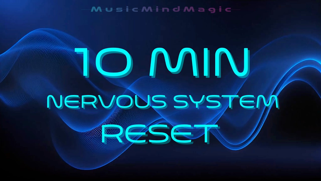 10 Minute Nervous System Reset 🧘‍♂️ Beta Alpha Neural Ramp Down with Calming Relaxing Binaural Beats