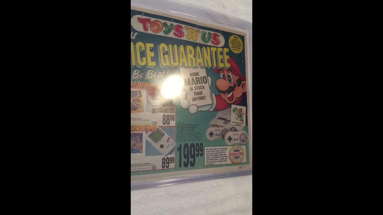 Nintendo Toys R Us Catalogs From The Early 90 S