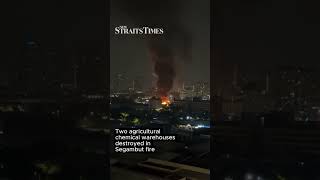 Two agricultural chemical warehouses destroyed in Segambut fire