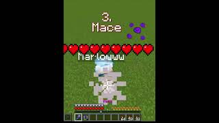 how to elytra mace#shorts #minecraft #marlowww