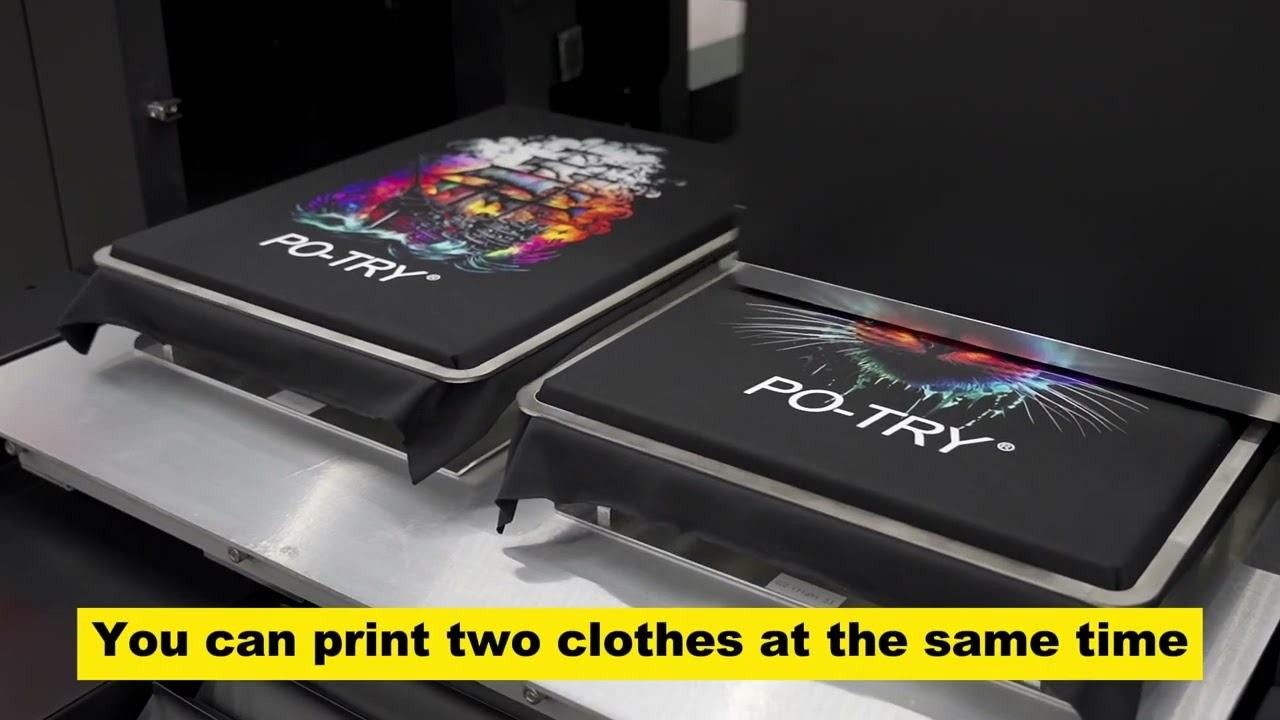 Dual-station DTG printer 