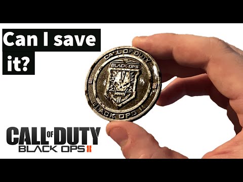 Black Ops II Official Challenge Coin 10 Year Anniversary | Restoration ( Black Ops 2 ) Call Of Duty