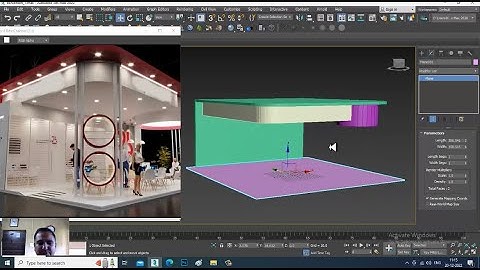 3Dsmax Tutorials, Learn 3D Modeling ,Texturing & Lighting an Exhibition Stall from Scratch in 3dsmax
