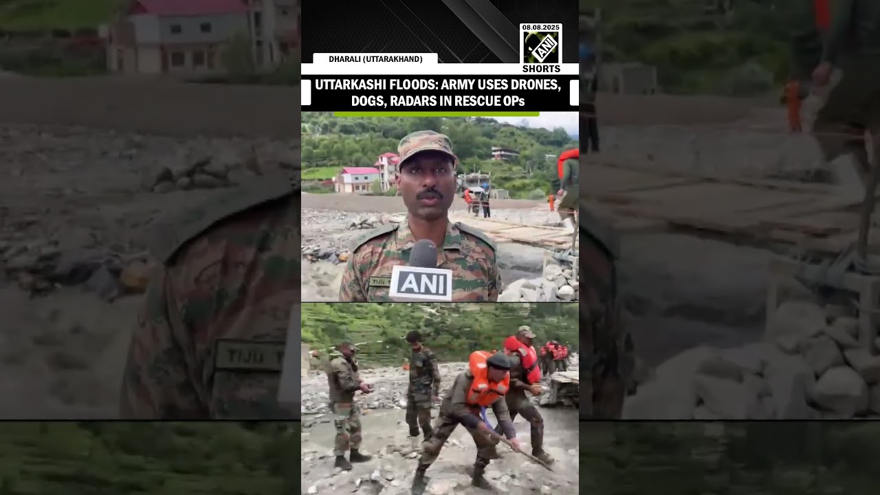Uttarkashi flash floods: Indian Army deploys dog squads, drones, high-tech radars in Rescue Ops
