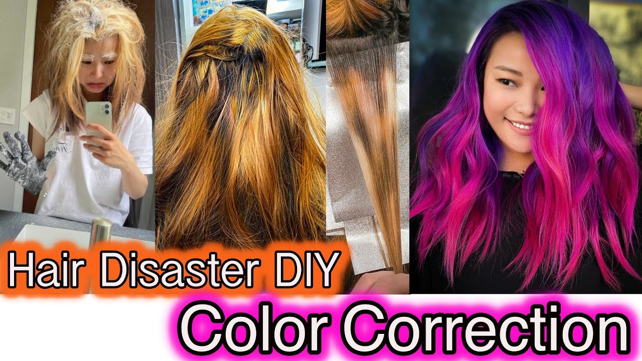Hair Disaster DIY Color Correction - YouTube