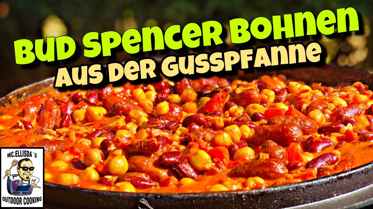181 - Speck und Bohnen á la Bud Spencer aus der Gusspfanne - YouTube