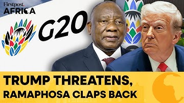 South Africa Demands "Equal" Treatment From Trump After G20 Exclusion | Firstpost Africa | N18G