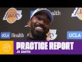 JR Smith compares LeBron's leadership styles from Cleveland to now | Lakers Practice