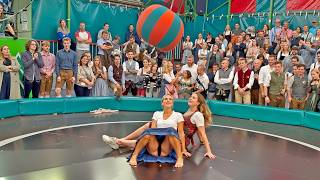 Oktoberfest Girls Challenge  Girls Vs Devils Wheel  Teufelsrad At Oktoberfest