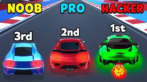 NOOB vs PRO vs HACKER - Race Master 3D
