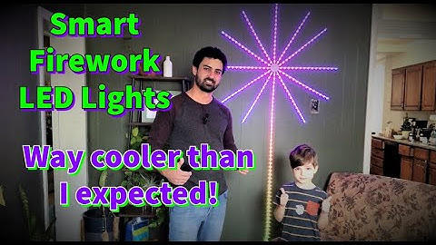 Smart Firework LED Lights - Install and Review