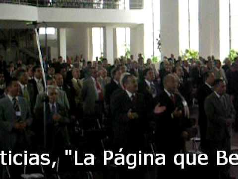 Obispo Cartes y pastores en Plenarias